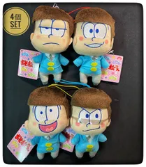 新品 おそ松さん 6つ子ぬいぐるみマスコット 　おそ松　カラ松 一松 十四松 ４種セット