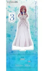 【中古】アクリルスタンド・アクリルパネル 中野三玖(表紙ウェデイングドレス) アクリルスタンド 「映画 五等分の花嫁」