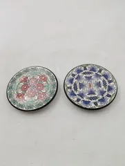 【K-1183】CERAPLAT  セラプラット ミニ飾り絵皿 2枚セット スペイン お土産