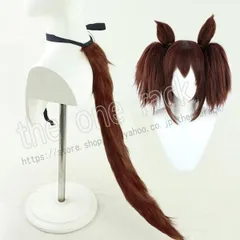 新品 ウマ娘 プリティーダービー 風 イナリワン コスプレウィッグ かつら WIG 耐熱 大人 cosplay ハロウィン仮装 変装 コスチューム
