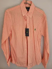 ポロ Ralph Lauren(ラルフローレン) オレンジ ストライプシャツ 新品