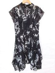 ALLSAINTS　オールセインツ　ワンピース　シフォン地　ハイネック　花柄　送料込み　M　969563