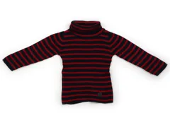  ブリーズ BREEZE ニット・セーター 80 女の子 レッド・ネイビー・ボーダー 子供服 ベビー服 キッズ（1358126）