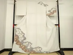 p*m様 未着用 おぼろ染 銀通し 着物“染めのファンタジア”仕付け糸付 訪問着 おぼろ染め 訪問着 No.AA-1621-Mサイズのレンタル｜きもの365