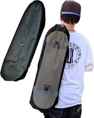 ＷＡＬＮＵＴ　ＳＫＡＴＥ WalnutSkate スケボー ケース シンプル 厚手 600D クルーザー/サーフスケート/スケートボードバッグ 細長い キャンプ用品 ヨガマット ウクレレ 三脚 工具(ショルダーバッグ 88cmx32.5cm)
