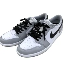 NIKE ナイキ CZ0790-110 Air Jordan 1 Retro Low OG Barons エアジョーダン レトロ バロンズ US10 28cm グレー スニーカー