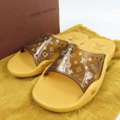100880 LOUIS VUITTON ルイヴィトン シャワーサンダル スライドサンダル モノグラム 37 24cm サンダル