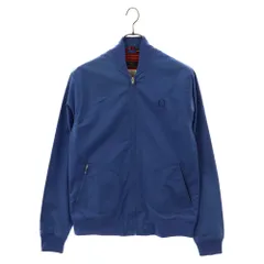 FRED PERRY (フレッドペリー) MA-1 リブ ブルゾン オイルドコットン ジャケット ブルー J2163/139/00030/286のサムネイル