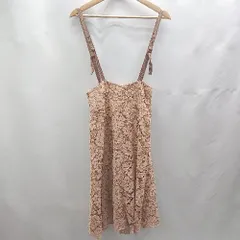 ◇ ⊂ PROPORTION BODY DRESSING レース サロペット風 ロング ワンピース サイズ2S ベージュ レディース E  【1503060028605】