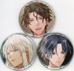 【中古】バッジ・ピンズ [単品] 雅玖＆佐吉＆千暁 描きおろし缶バッジ3個セット 「Switchソフト 勿ノ怪契リ アニメイト限定セット」 同梱特典