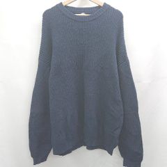 ◇ ⊇ FREAK'S STORE フリークスストア 長袖 ニット セーター サイズL ネイビー メンズ E  【1505290022897】
