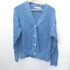 ◇ AMERICAN HOLIC アメリカン ホリック 長袖 カーディガン サイズM ブルー系 レディース E  【1407180054981】