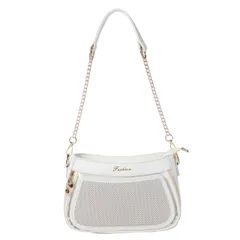 [HARGIO] 痛バッグ ショルダー 痛バ 小さめ 痛バック 大人 推し活バッグ いたばっく ミニ いたば ショルダーバッグ ハンドバッグ 黒 白 ブラック ホワイト レザー調 おしゃれ かわいい 推し活 トレンド 人気 (ホワイト) [ホワイト]