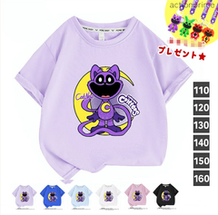 新入荷　ポピープレイタイム キャットナップ チャプター３ poppyplayTime スマイリングクリッターズ 猫 夏 春 半袖  シャツ トップス キッズ グッズ