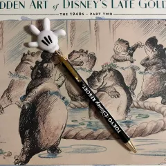 TOKYO ディズニー リー ミッキーマウス 手のひら ミラーボールペン