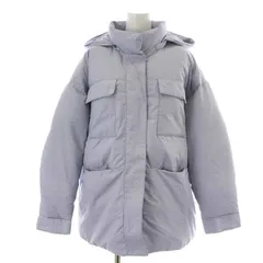 ビス ViS 22AW エコクラウド eco cloudモンスターパーカー 中綿ジャケット ジップアップ スタンドカラー フード オーバーサイズ S 水色 BVL32110 /NW35のサムネイル