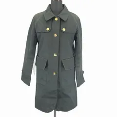 トミー ヒルフィガー★ライナー付き/コットン/ロングコート【レディース -S/黒】裏地チェック柄/TOMMY HILFIGER◆BC353<sale>のサムネイル