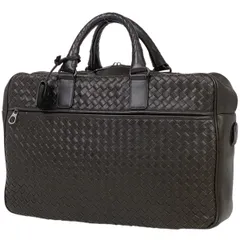 ボッテガヴェネタ BOTTEGAVENETA イントレチャート ビジネスバッグ 2WAY ショルダーバッグ メッシュ ハンドバッグ ビジネスバッグ レザー ブラウン レディース 【中古】のサムネイル