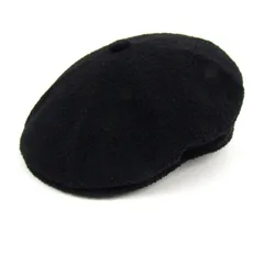カンゴール ハンチング K3159SM ロゴ キャップ 帽子 ブランド メンズ Lサイズ ブラック KANGOL 【中古】