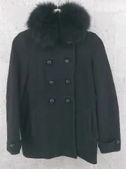 ■ SLY スライ ファー付 長袖 P コート 1 ブラック * 1002799073615 【1002799073615】のサムネイル