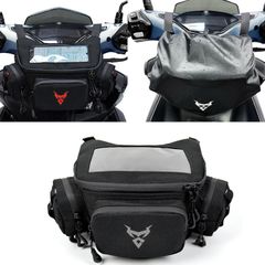 アクシスZ オートバイ フロントバッグ 防水 タッチスクリーン 携帯電話収納 グレーCYB686目玉商品
