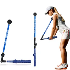 色: ブルー】EUG-PRODUCTS ゴルフ練習器具 ゴルフ スイング 練習