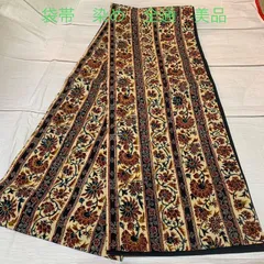 更紗　和更紗　古布　布団皮　未使用　2枚セット　型染め 古布 木綿 綿 大正更紗 更紗 染め はぎれ W46 和更紗 型染
