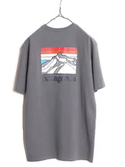 【お得なクーポン配布中!】 22年製 パタゴニア ポケット付き 両面 プリント 半袖 Tシャツ メンズ S / Patagonia ポケT アウトドア グラフィック アート バックプリント