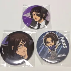 進撃の巨人　ハンジ　コレクション缶バッジ　カラオケの鉄人　カラ鉄　トレーディング缶バッジ　ラウンドワン　スターフライヤー