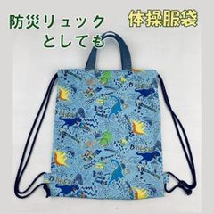 体操服入れ ナップサック 男の子 防災袋 入園入学 持ち手付き No.4TKM