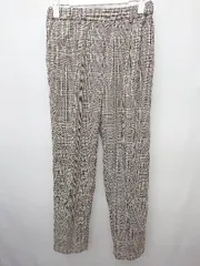 ◇ URBAN RESEARCH アーバンリサーチ ウエストゴム スラックス パンツ サイズ38 ベージュ系 マルチ レディース P  【1406180054236】