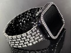 Apple Watch メタルケース カバー ステンレスバンド シルバー MS