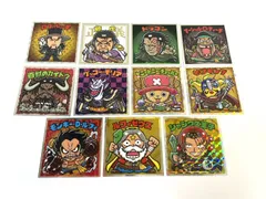 【中古】ONE PIECE ワンピース　ワンピースマン　コレクターシール　ビックリマンチョコ　11枚セット