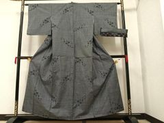 平和屋着物□極上 小紋 鹿の子花文 洗える着物 逸品 CZAA3035s5