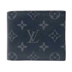 ルイヴィトン　Louis Vuitton　モノグラムエクリプス　ポルトフォイユ・マルコNM　M62545　2つ折り財布　メンズ　美品