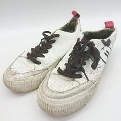 ◇ Θ Desigual デシグアル ミッキーマウス ローカットスニーカー サイズ38 ホワイト ブラック系 レディース メンズ E 【1501230030625】のサムネイル