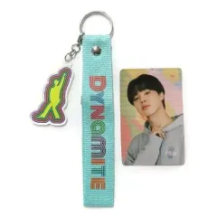 【中古】キーホルダー ジミン(BTS/防弾少年団) ストラップキーリング+フォトカードセット 2021年 「FILA×BTS Let’s Be Dynamite」 グッズ購入特典