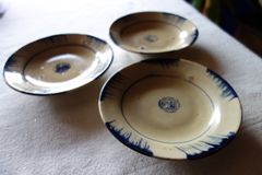【訳ありソンべ3点セット】現品限りSALE！！ソンべ焼き/ダブルハピネス/ベトナム陶磁器/食器/南部焼き/ライティウ/ベトナム料理