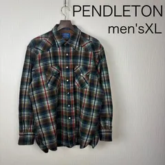 【好配色】PENDLETON ウール　ウエスタンシャツ　vintage 好配色】PENDLETON ウールウエスタンシャツvintage