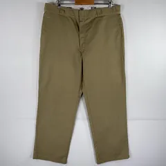 古着 ディッキーズ Dickies ワークパンツ 874 チノパン 大きいサイズ ストレート ワンポイントロゴ w38 L30  ベージュ系 メンズ