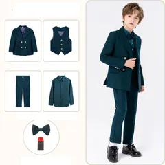 子供スーツ 6点セット フォーマル スーツ キッズ 男の子 スーツ 発表会 入学式 入園式 こども 子供服フォーマルスーツ キッズスーツ 七五三 ベビースーツ 結婚式 卒園式 卒業式 小学生 保育園 2wlX379