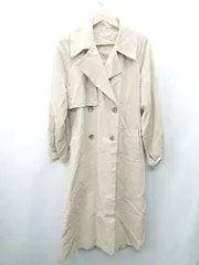 ◇ Θ a.v.v アーヴェヴェ 長袖 トレンチコート サイズM ベ－ジュ レディース E  【1409240037866】
