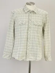 ノンネイティブ nonnative Three シャツ 長袖 チェック柄 ベージュ メンズ j_p F-M13237のサムネイル