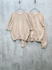 URBAN RESEARCH アーバンリサーチ UR94-22F001 コットンシルクアンサンブルニット sizeF/ベージュ ■◆レディース