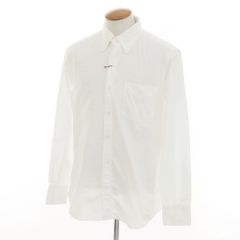 【新品】グランシャツ Glanshirt オックスフォードコットン ボタンダウン カジュアルシャツ ホワイト【サイズ40】【メンズ】