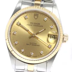チュードル TUDOR 72033 プリンス オイスターデイト YGコンビ 10Pダイヤ cal.2824-2 自動巻き ボーイズ_753529のサムネイル