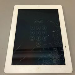 【ジャンク品】iPad第3世代 ●動作：アクティベーションロックあり、画面割れ●状態：ジャンク品 ●容量：不明● 色：シルバー☆5