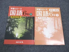 四谷大塚 小6年 予習シリーズ 国語 有名校対策 下 240617-9 2022 ☆ 020M2B