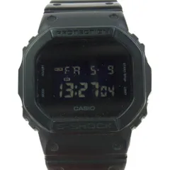 CASIO G-SHOCK カシオ ジーショック DW-5600BB-1JF 5600 SERIES ソリッドカラーズ デジタル 腕時計 ブラック系【中古】