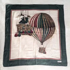 Burberrys バーバリー 大判　スカーフ 気球柄 シルク　100% イタリア製